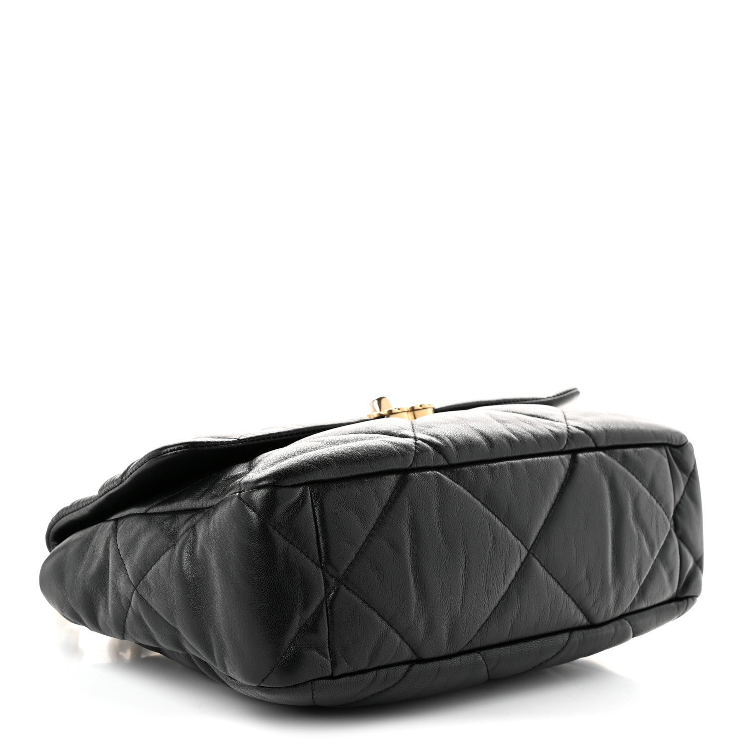 Chanel Lambskin Quilted Large Chanel 19 Flap Black 3 of 10