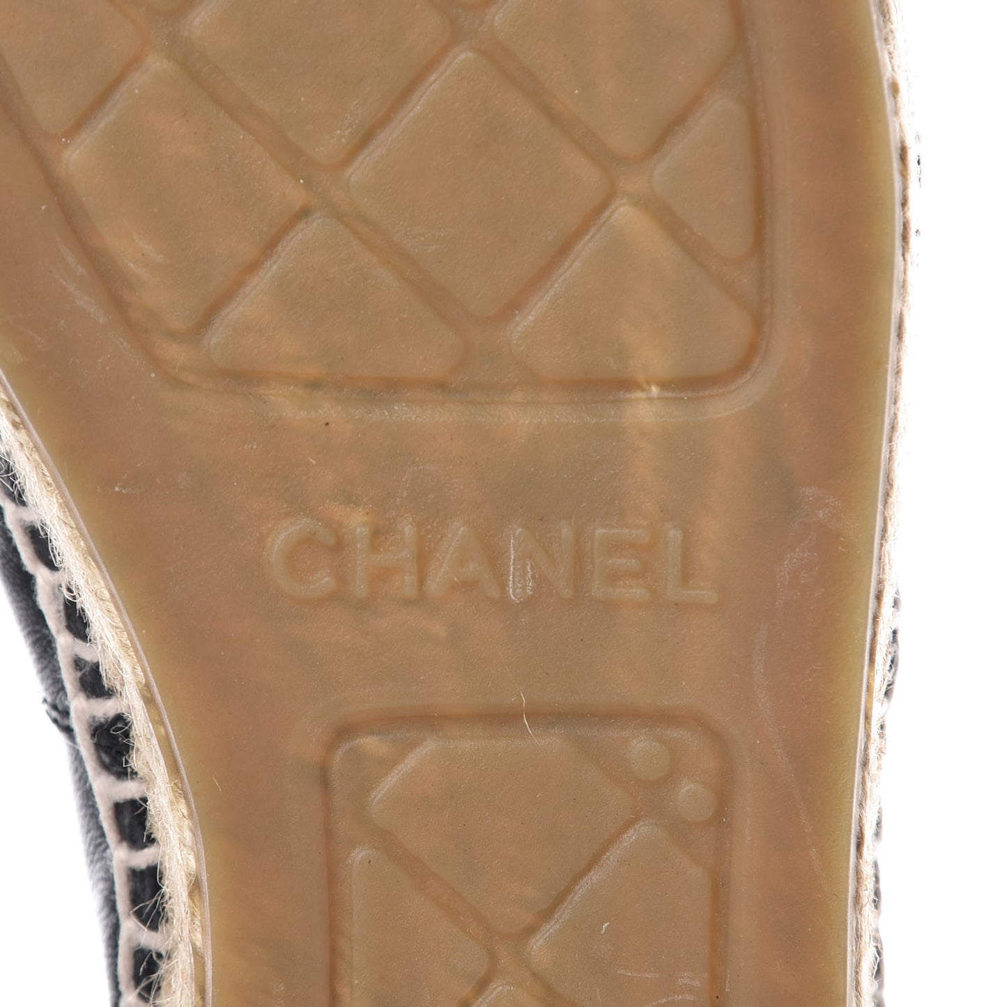 Lambskin CC Espadrilles 39 Black