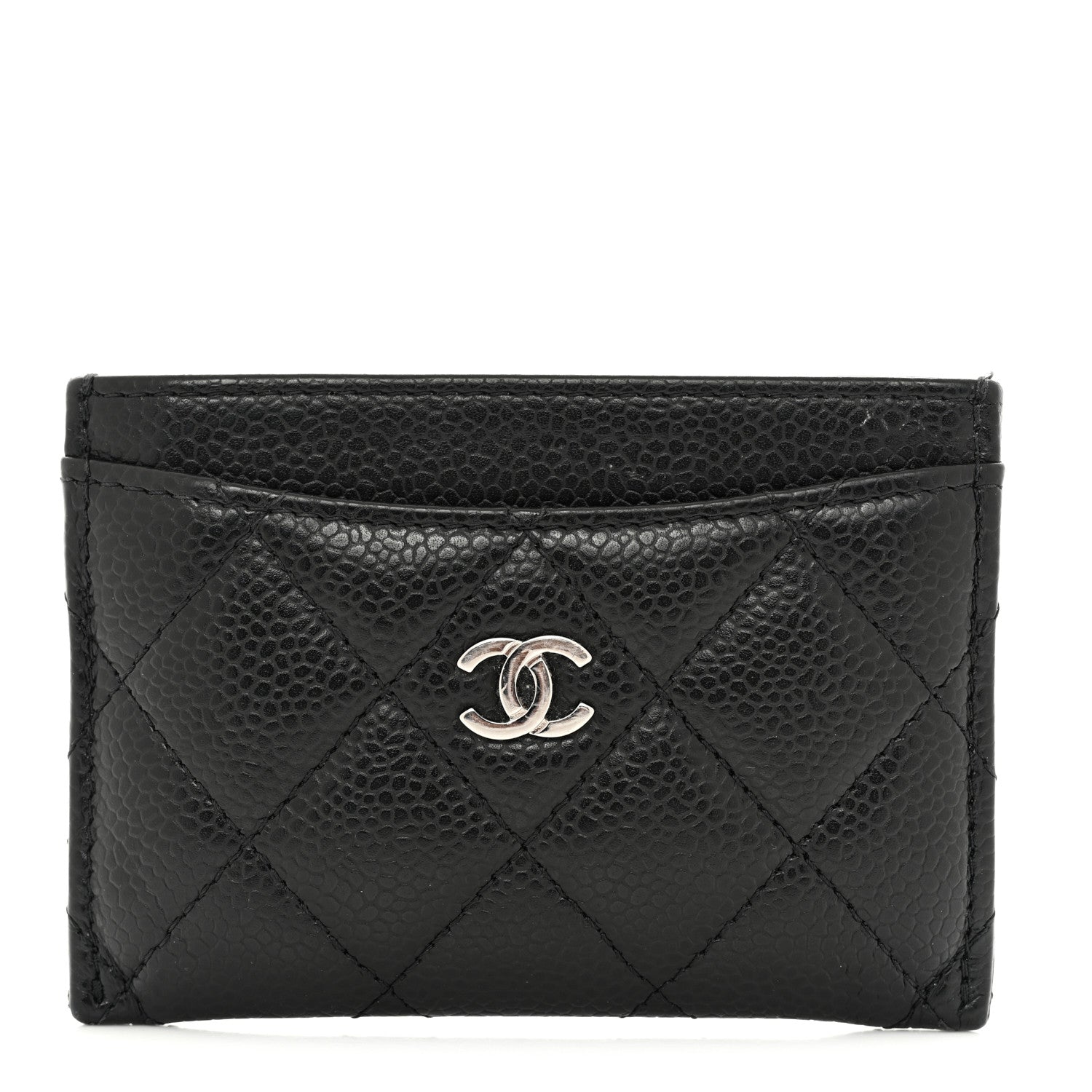 Chanel Caviar Quilted Card Holder Black 1 of 8