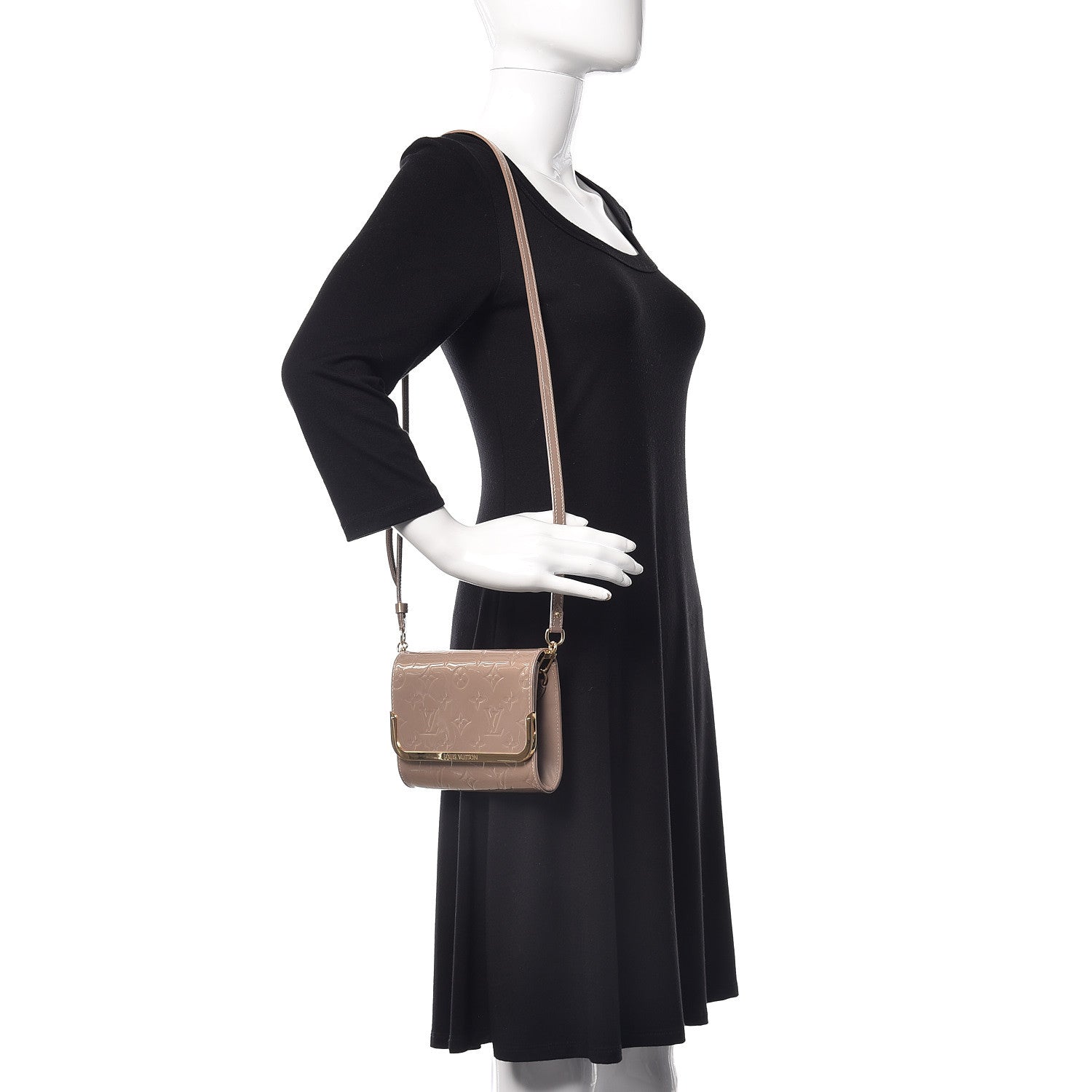 Louis Vuitton Vernis Rossmore PM Beige Poudre 2 of 7