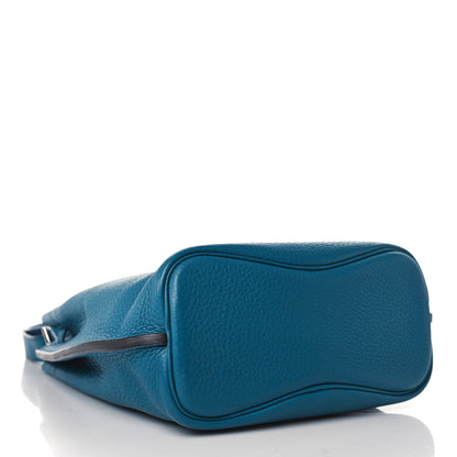 Hermes Taurillon Clemence Eclat So Kelly 22 Bleu Izmir Saphir 4 of 9
