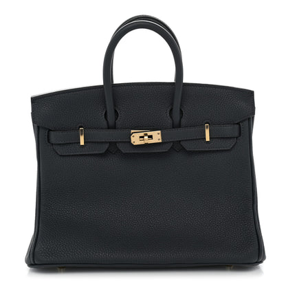 Hermes Togo Birkin 25 Gris Misty 1 of 10