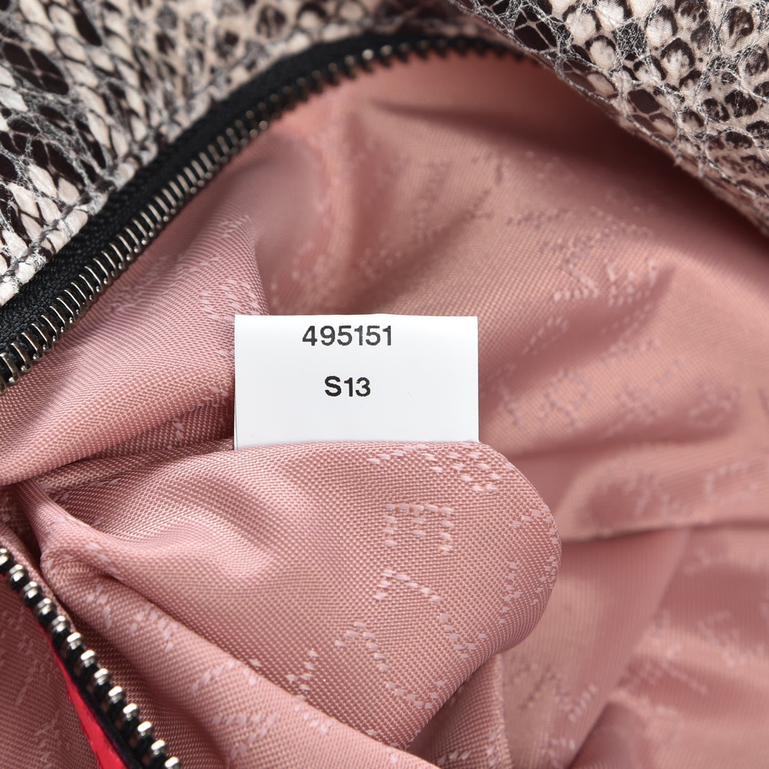 Stella McCartney Eco Python Big Falabella Tote Grey 7 of 8