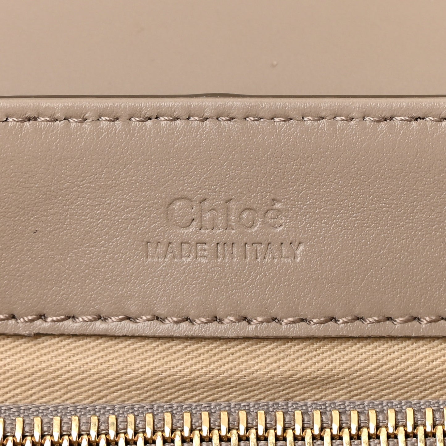 Shiny Calfskin Suede Small C Double Carry Bag Motty Grey