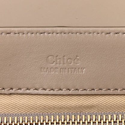 Chloe Shiny Calfskin Suede Small C Double Carry Bag Motty Grey 5 of 12