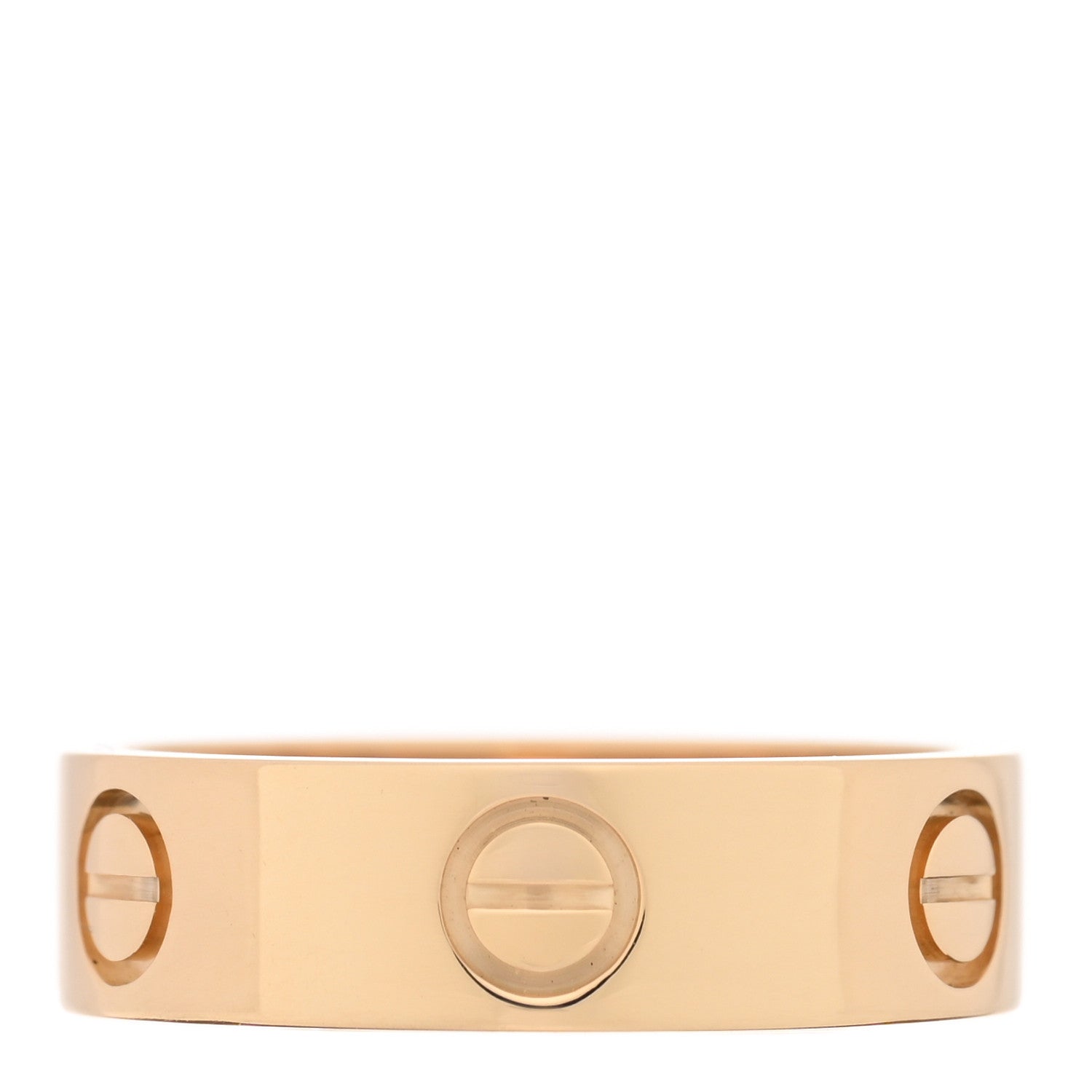 Cartier 18K Yellow Gold 5.5mm LOVE Ring 54 6.75 3 of 4