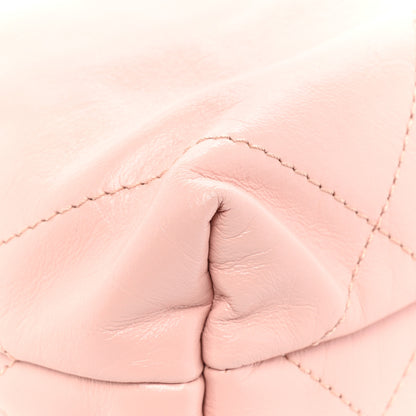 Chanel Shiny Calfskin Quilted Mini Chanel 22 Rose Clair 13 of 13