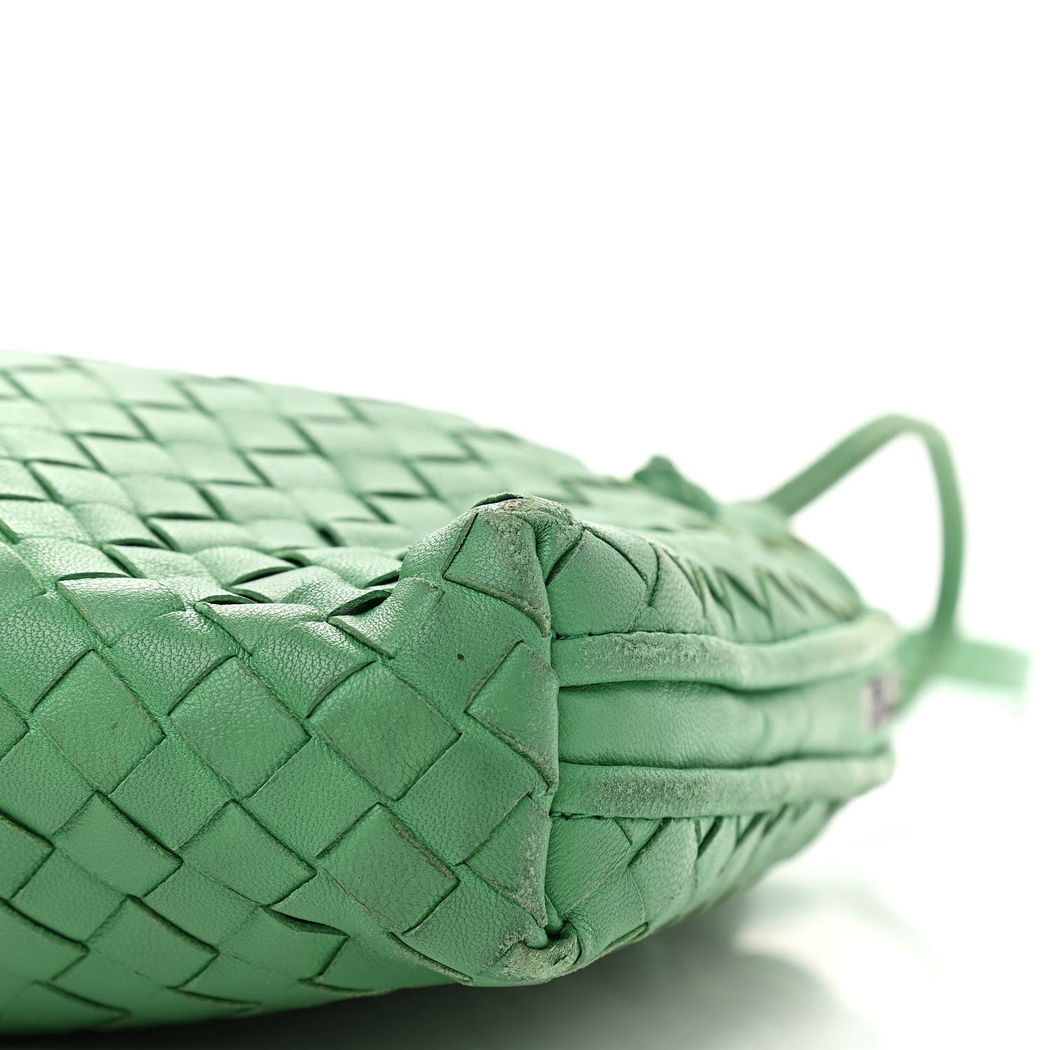 Bottega Veneta Nappa Intrecciato Nodini Crossbody Messenger Green 10 of 17