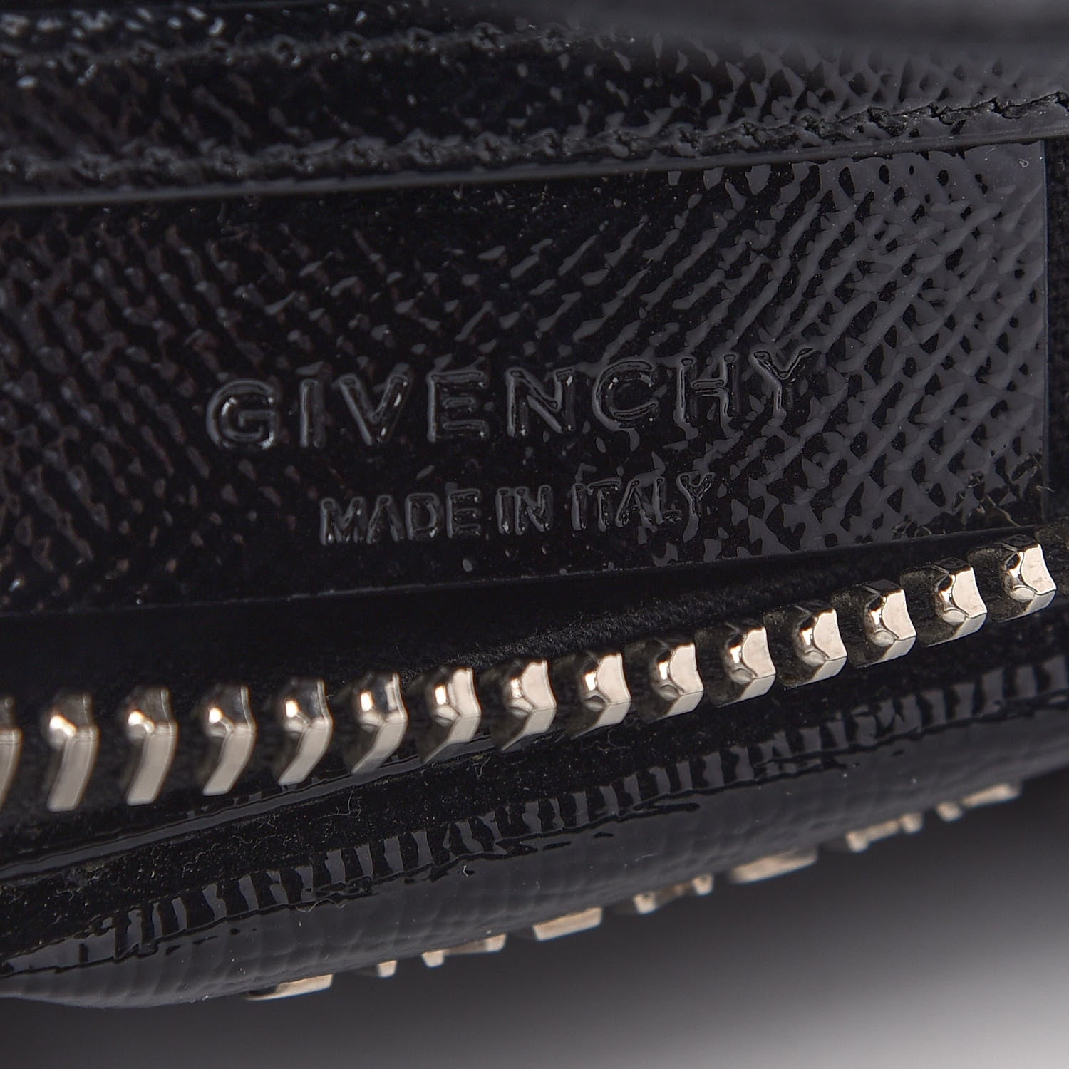Givenchy Textured Patent Calfskin Mini Antigona Black 6 of 10