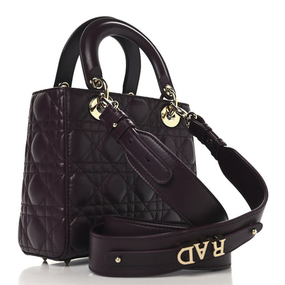 Christian Dior Lambskin Cannage Small My ABCDior My Lady Dior Deep Amaranth 2 of 12