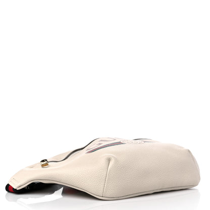 Gucci Grained Calfskin Logo Belt Bag White 4 of 10