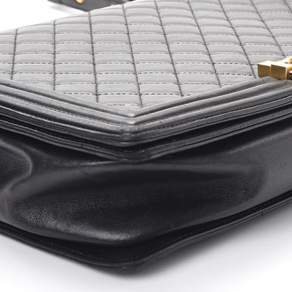 Chanel Lambskin Quilted Large Boy Flap Black 8 of 14
