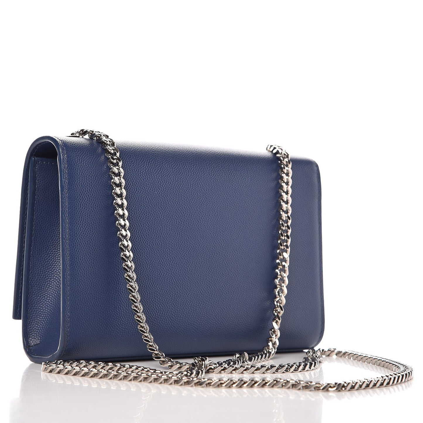 Grain De Poudre Small Classic Monogram Kate Satchel Denim