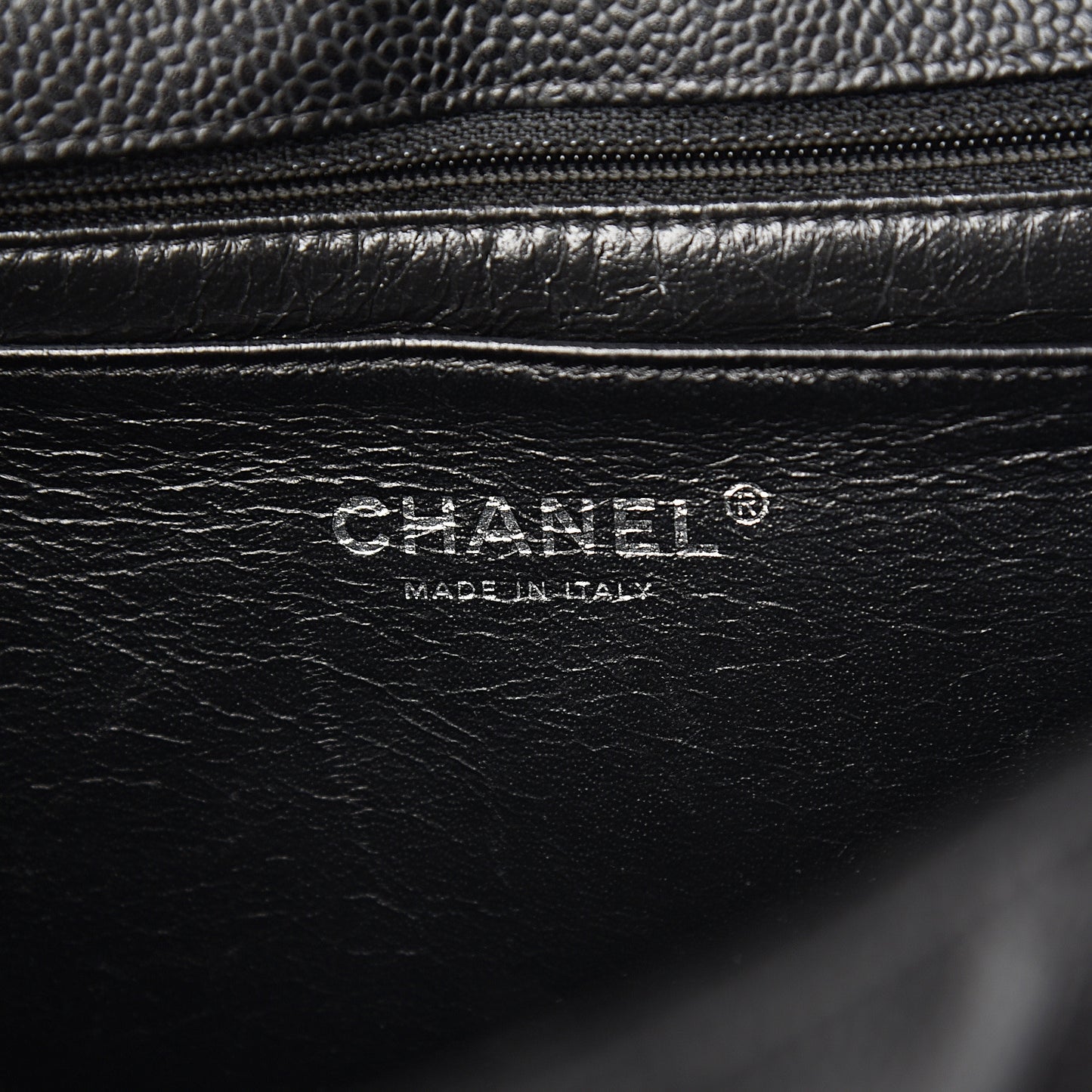 Caviar Quilted Jumbo Single Flap Black