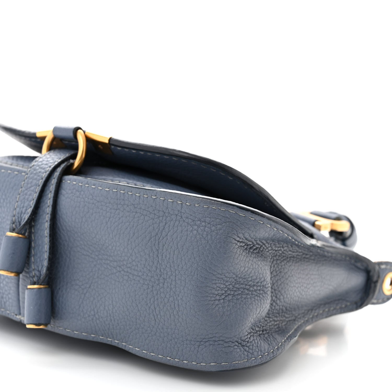 Chloe Calfskin Small Marcie Satchel Shady Cobalt 10 of 16