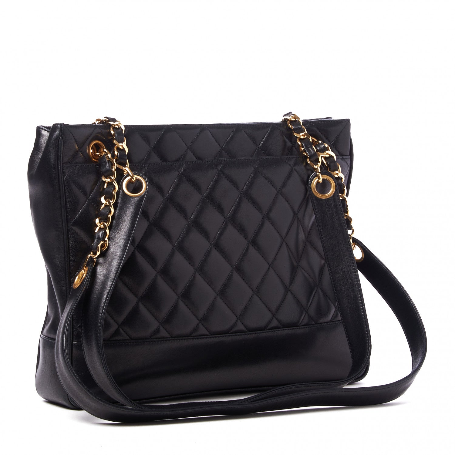 Chanel Lambskin Quilted Shoulder Bag Black 2 of 11