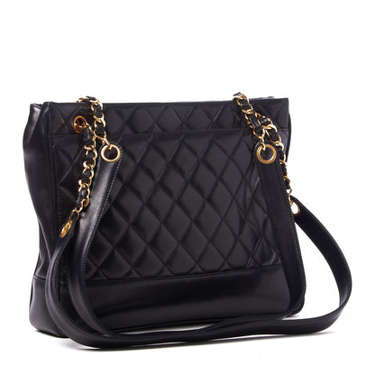 Chanel Lambskin Quilted Shoulder Bag Black 2 of 11