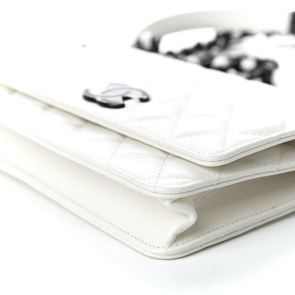 Chanel Caviar Quilted My Everything Wallet On Chain WOC White 6 of 10