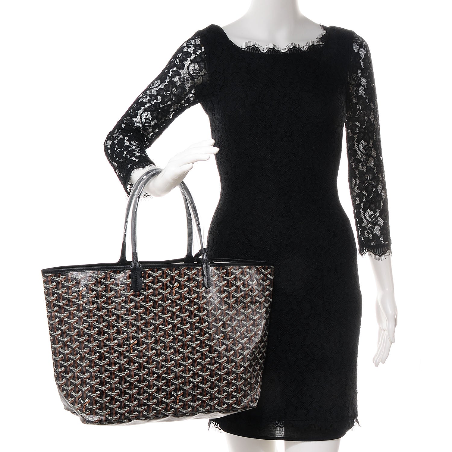 Goyard Goyardine Saint Louis PM Black 2 of 9