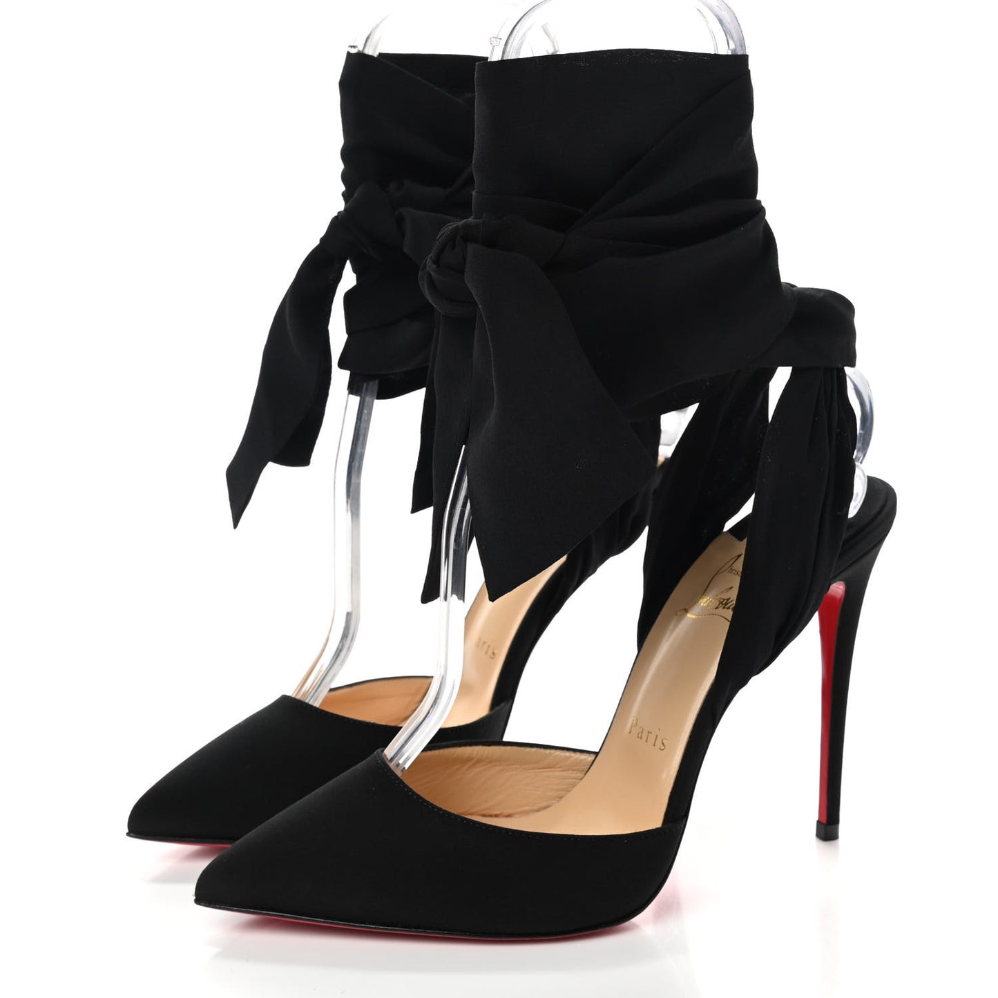 Satin Douce Du Desert 100 Heels 39 Black