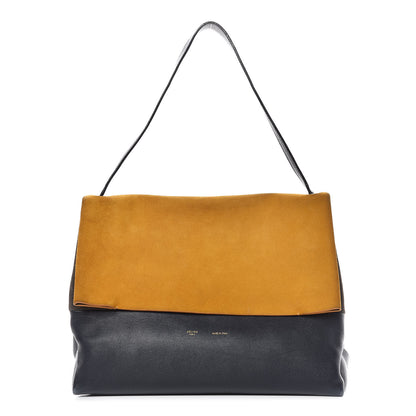 Celine Calfskin Suede All Soft Shoulder Bag Amber 1 of 25