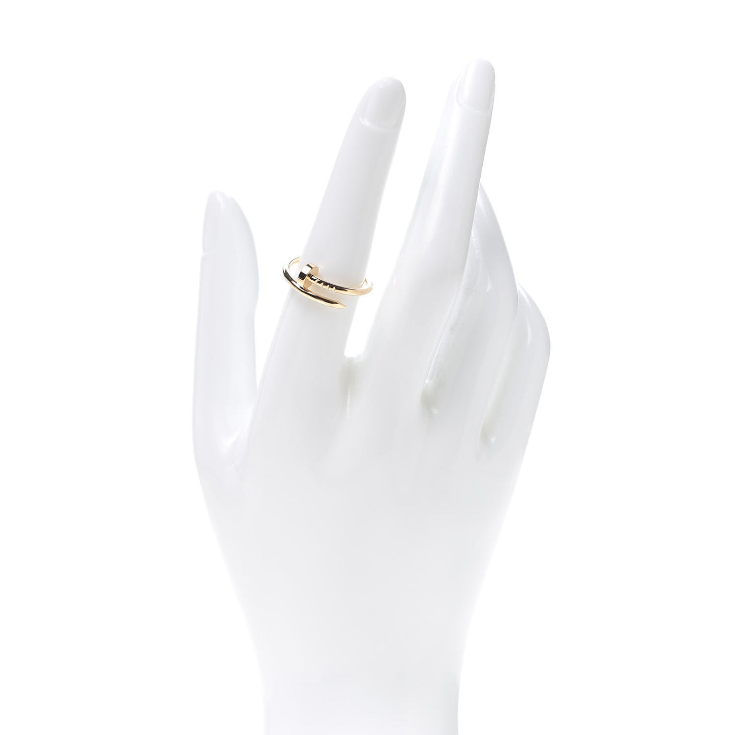 18K Yellow Gold Small Juste Un Clou Ring 54 6.75