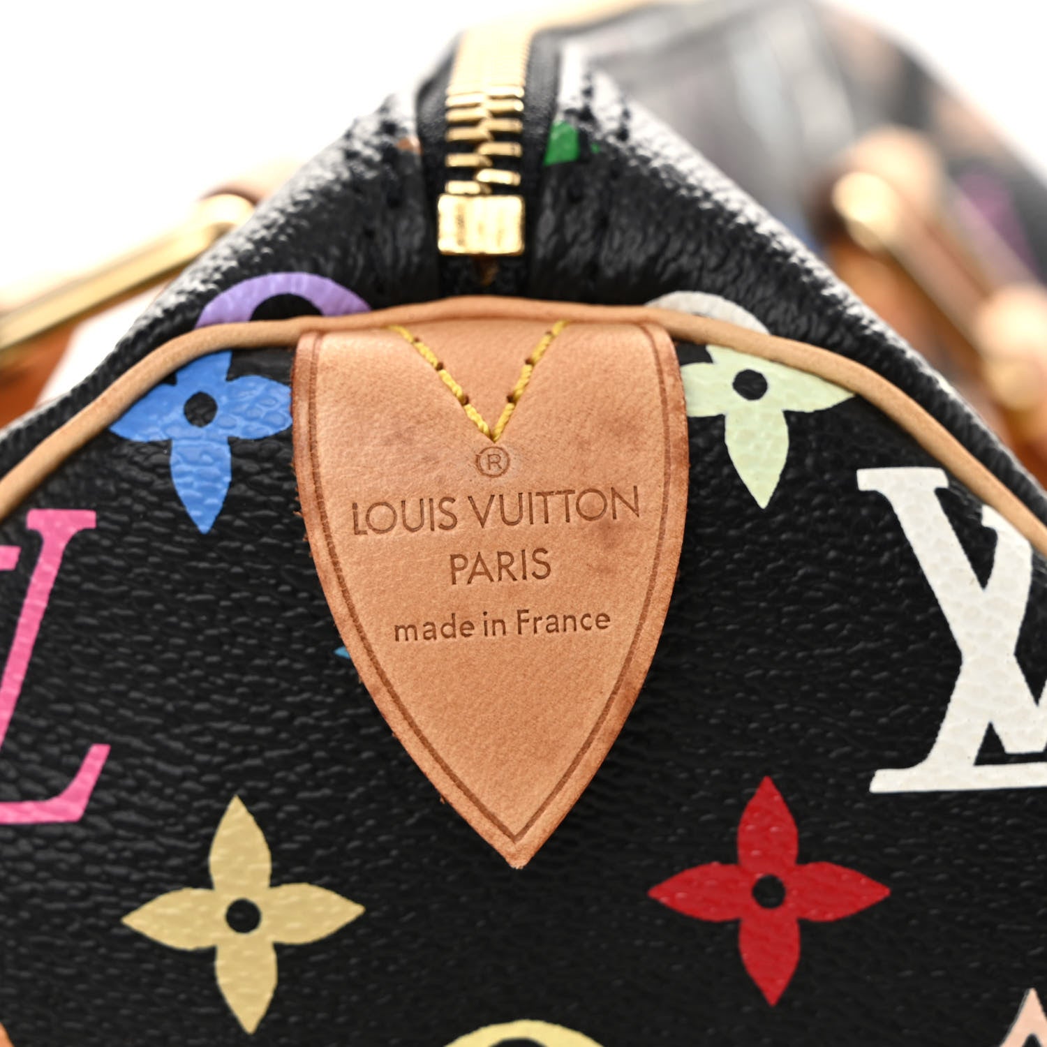 Louis Vuitton Monogram Multicolor Speedy 30 Black 6 of 11