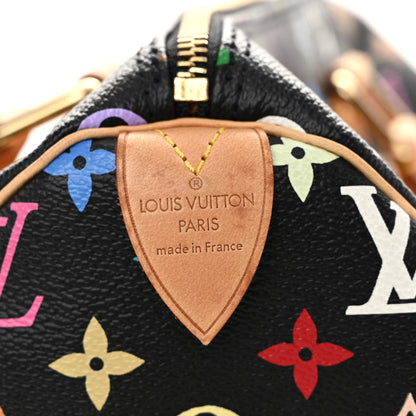 Louis Vuitton Monogram Multicolor Speedy 30 Black 6 of 11