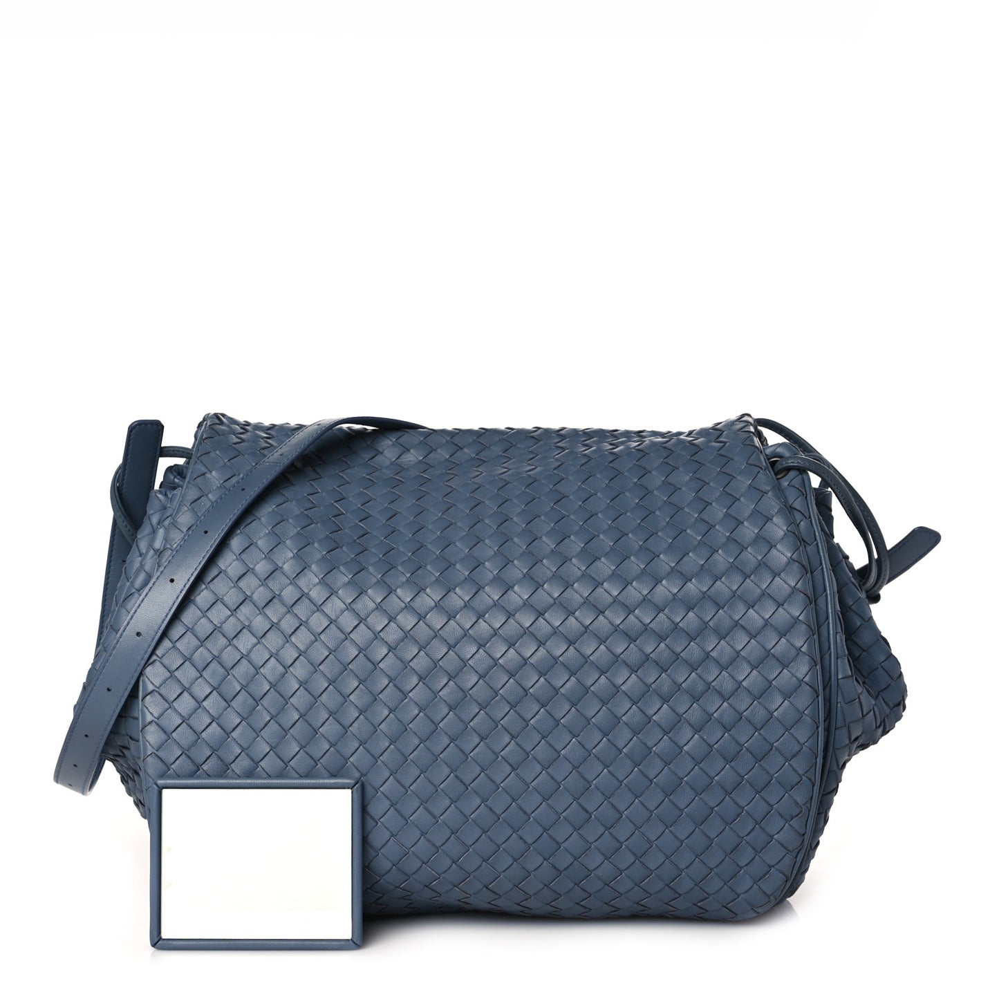 Nappa Intrecciato Small Messenger Flap Krim