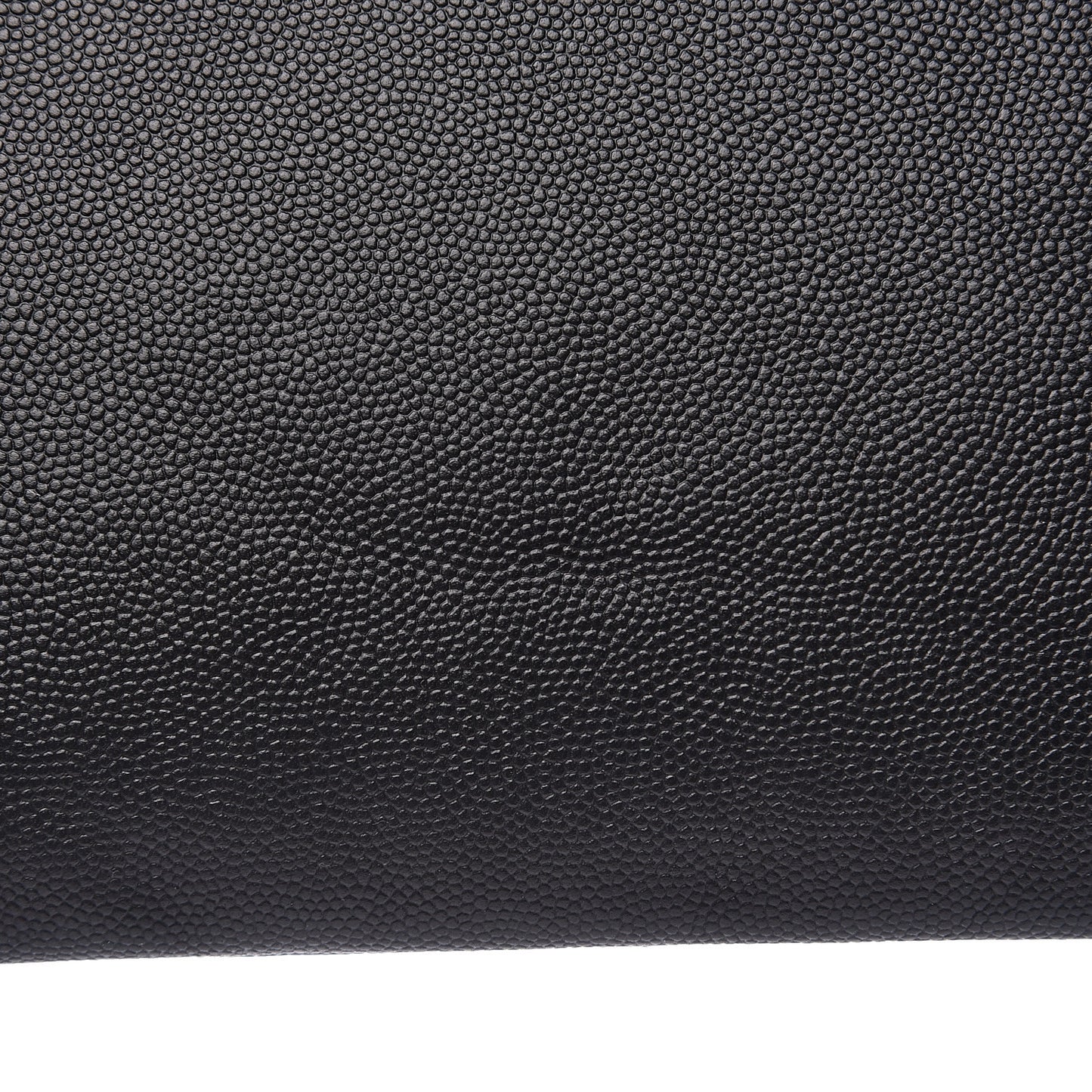 Caviar Studded Medium Deauville Pouch Black