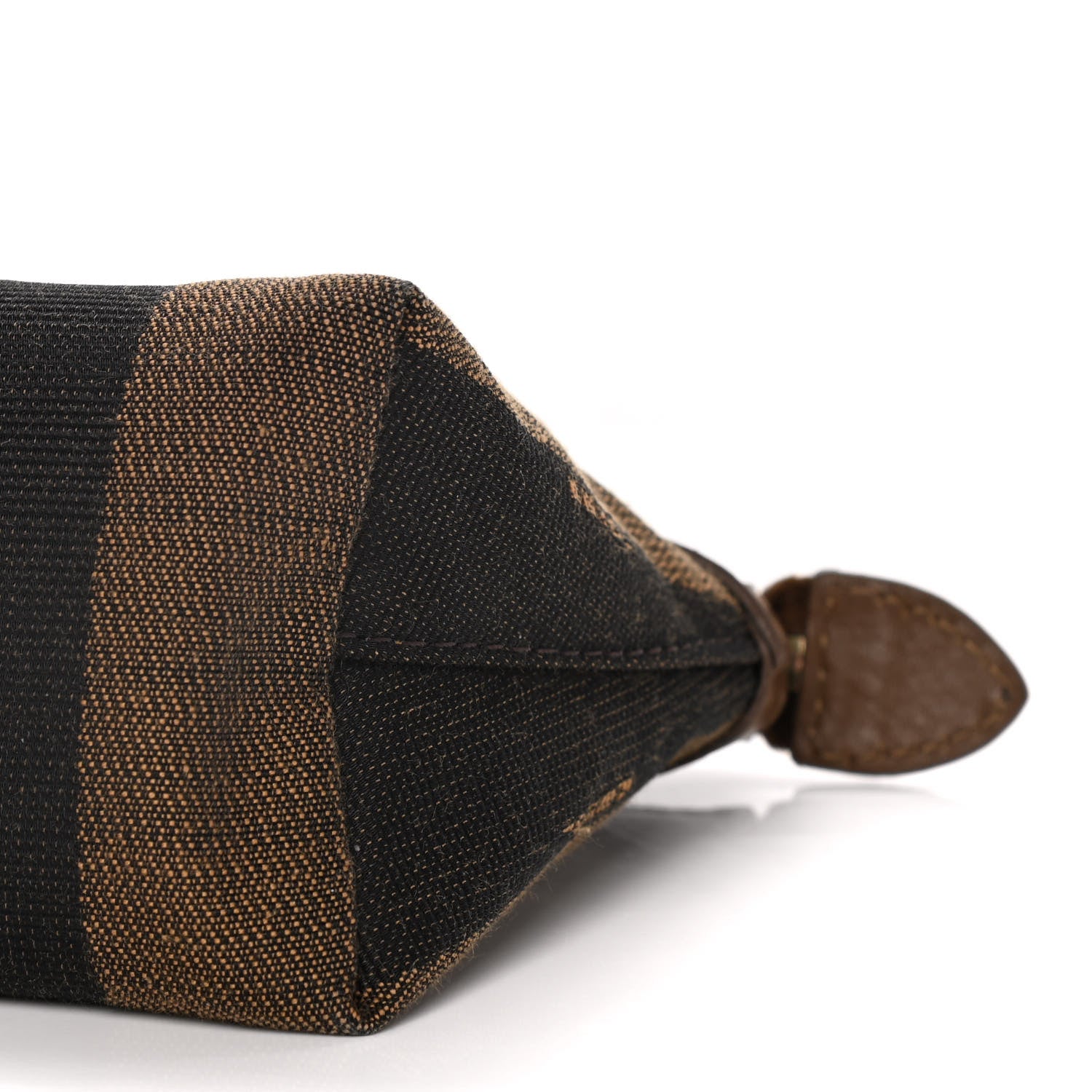 Fendi Pequin Vitello Pouch Tobacco Foresta 11 of 13