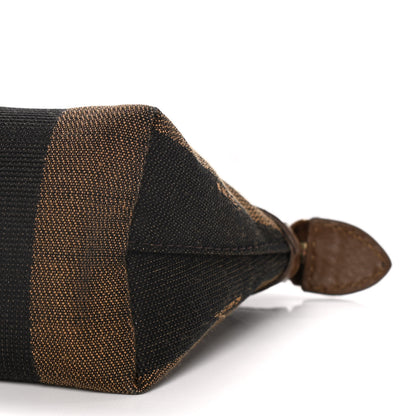 Fendi Pequin Vitello Pouch Tobacco Foresta 11 of 13