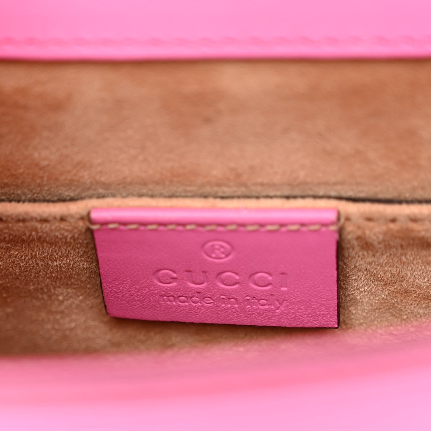 Gucci Vitello Fontanella Web Mini Sylvie Chain Shoulder Bag Pink Tropical Flower 6 of 10