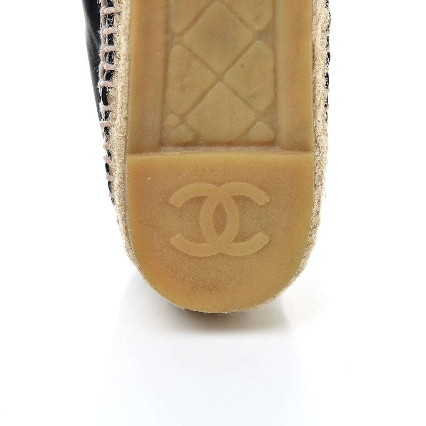 Lambskin CC Espadrilles 36 Black