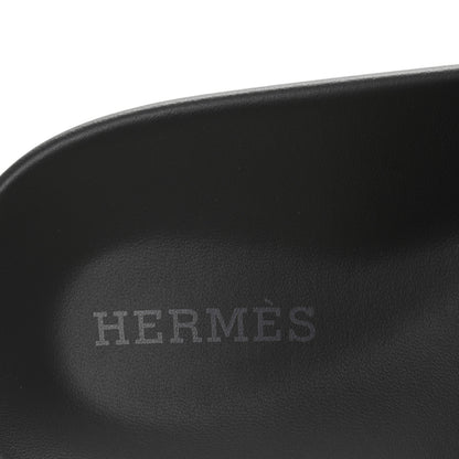 Hermes Calfskin Womens Empire Sandals 37.5 Black 8 of 9