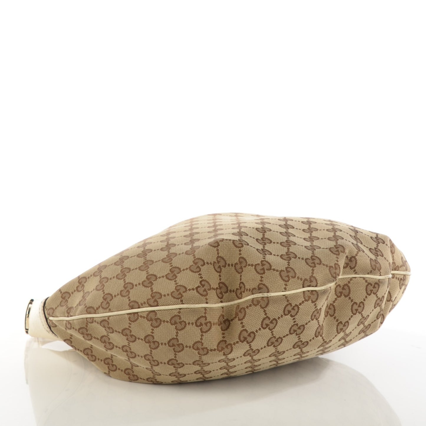 Monogram Buckle Hobo Off White