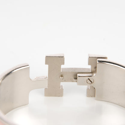 Hermes Enamel Wide Clic Clac H PM Bracelet Rose Poudre 5 of 5
