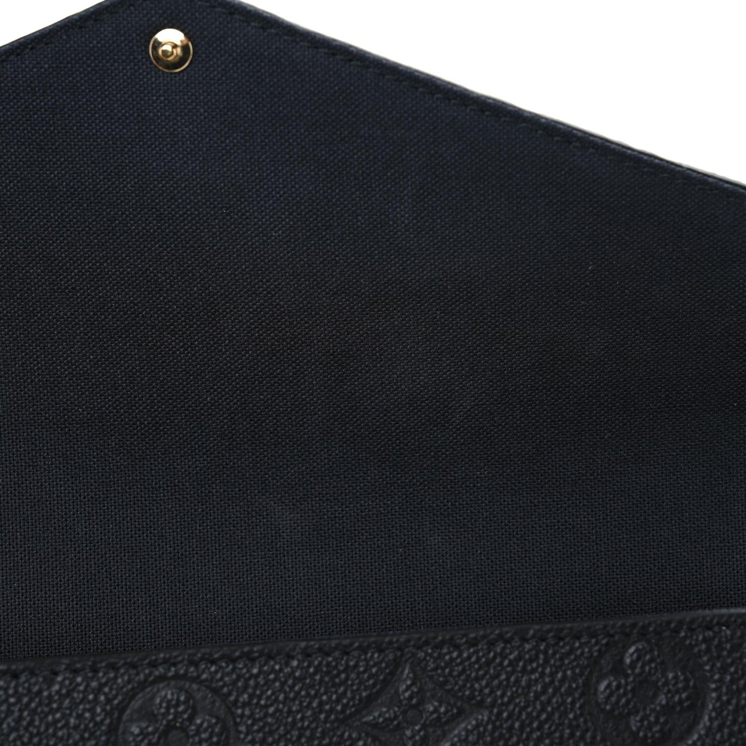 Louis Vuitton Empreinte Pochette Felicie Chain Wallet Black 10 of 11