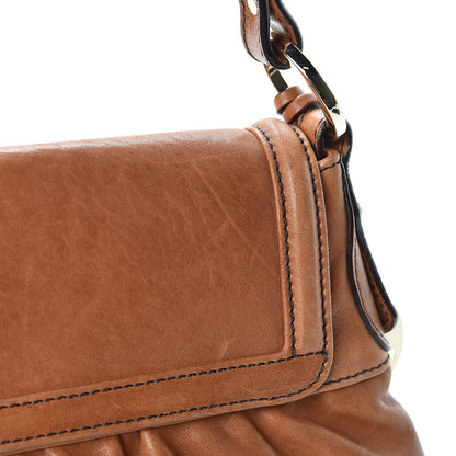 Fendi Calfskin Small Chef Shoulder Bag Brown 17 of 17
