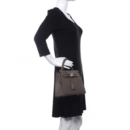 Hermes Epsom Kelly Sellier 25 Etain 3 of 10