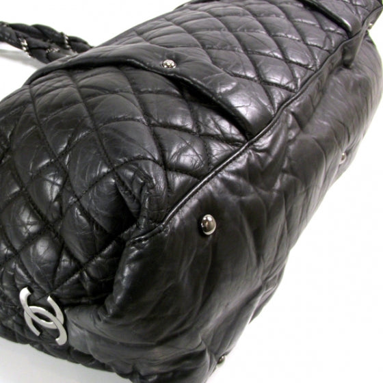 Chanel Ligne Lady Braid XL Tote Black 5 of 12