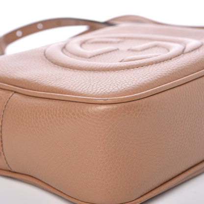 Gucci Pebbled Calfskin Small Soho Disco Bag Camelia 8 of 9