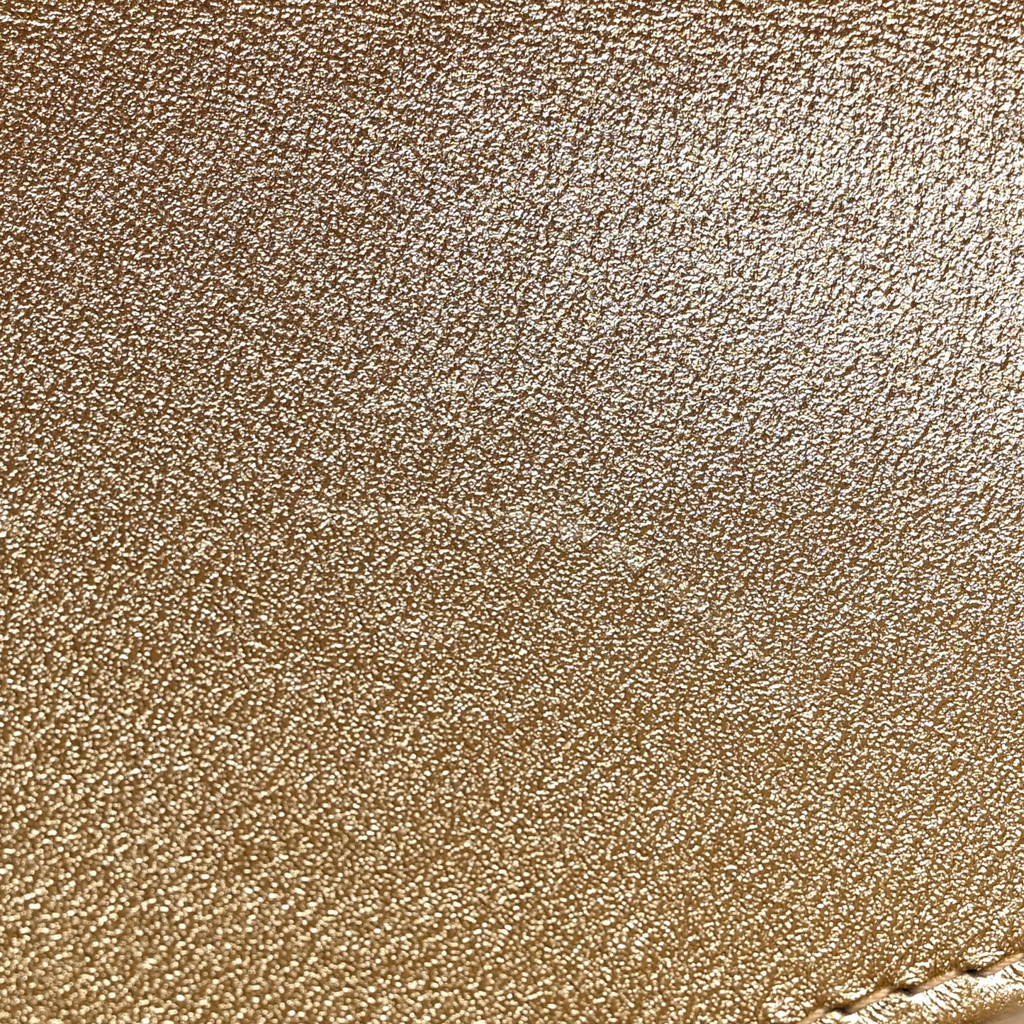 Metallic Lambskin Embossed Envelope Clutch Gold