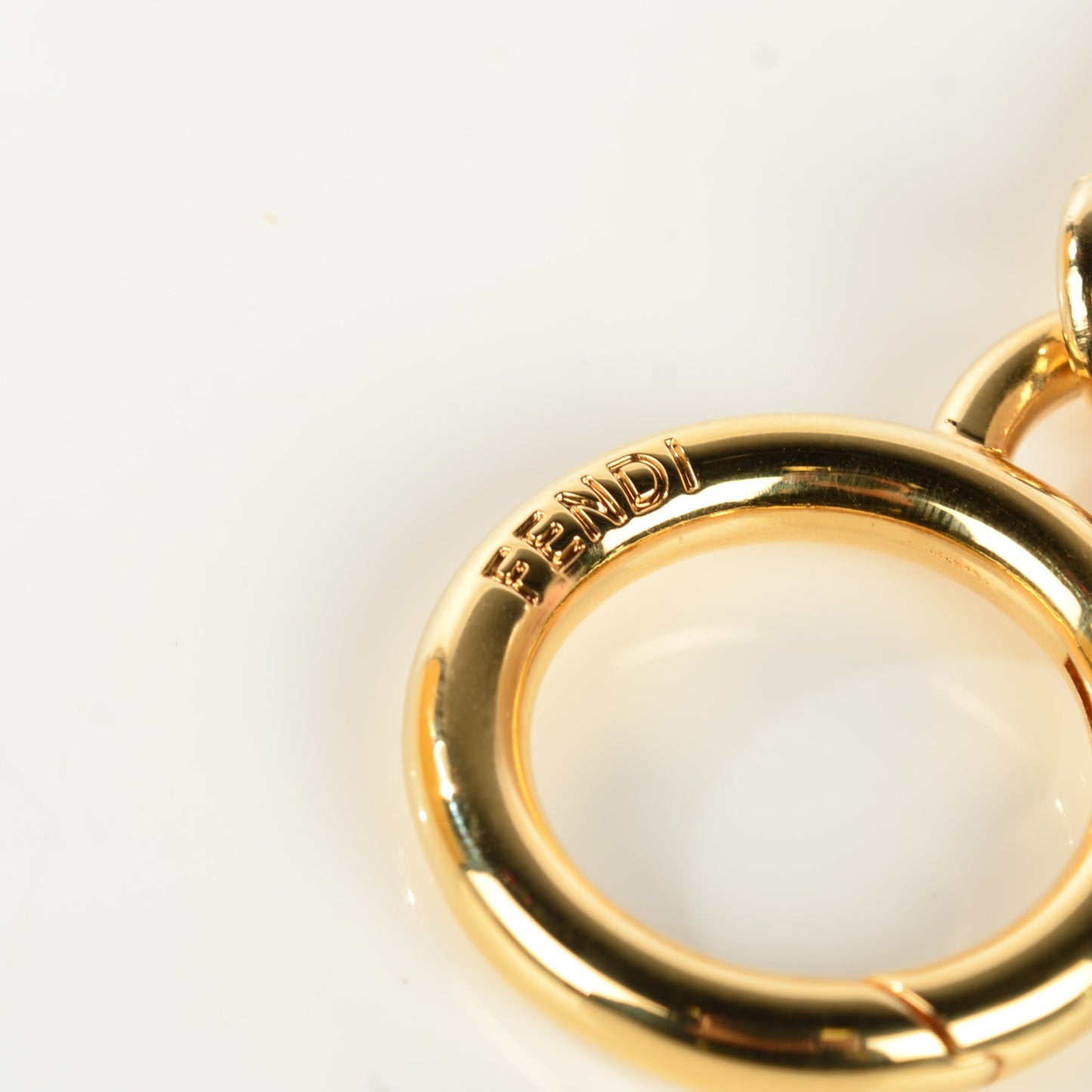 Fox Fur Vitello Elite Bi-Color Pom Pom Bag Charm Rosa Cammello Cipria