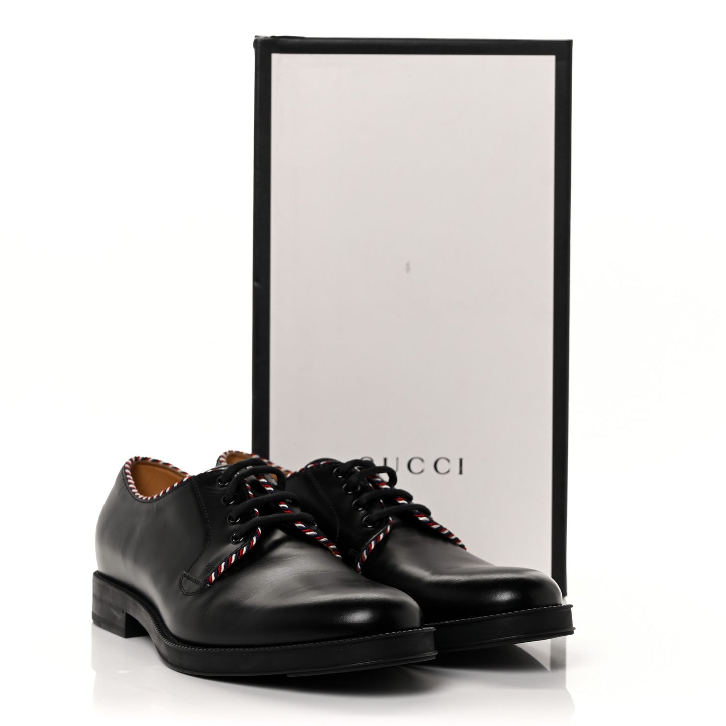 Calfskin Embroidered Mens Lace Up Oxfords 10 Black