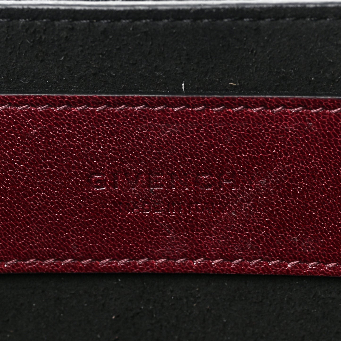 Crinkled Patent Deerskin Suede Small GV3 Shoulder Bag Aubergine Graphite