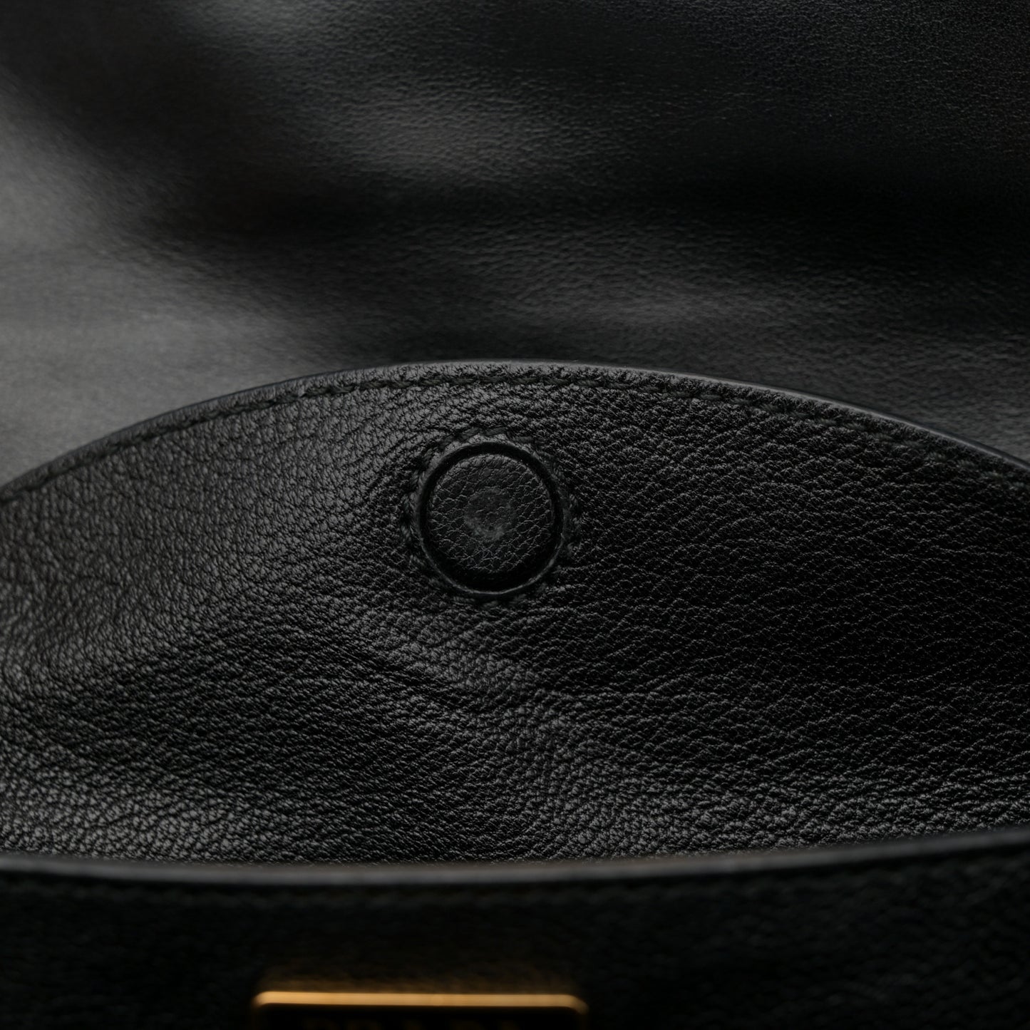 City Calf Saffiano Cahier Bag Black