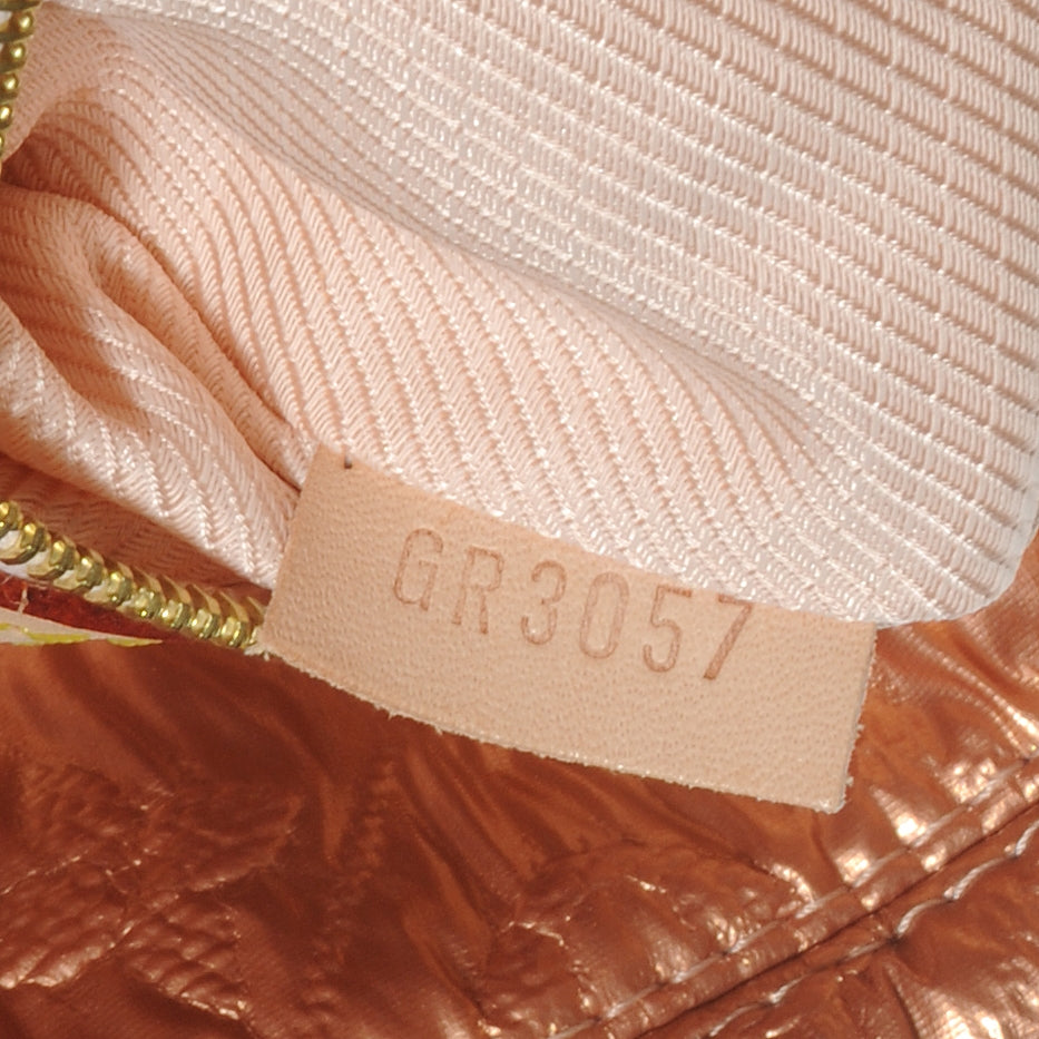 Jacquard Quilted Monogram Limelight Clutch GM Rose Gold
