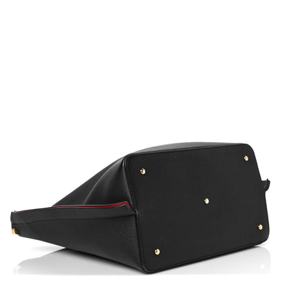 Valentino Garavani Grainy Calfskin VLogo Escape Hobo Bag Black 4 of 8