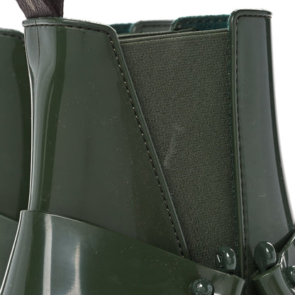 Louis Vuitton Rubber Monogram Rhapsody Ankle Boots 38 Kaki 8 of 8